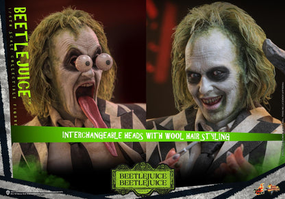 Preventa Figura Beetlejuice marca Hot Toys MMS767 escala 1/6