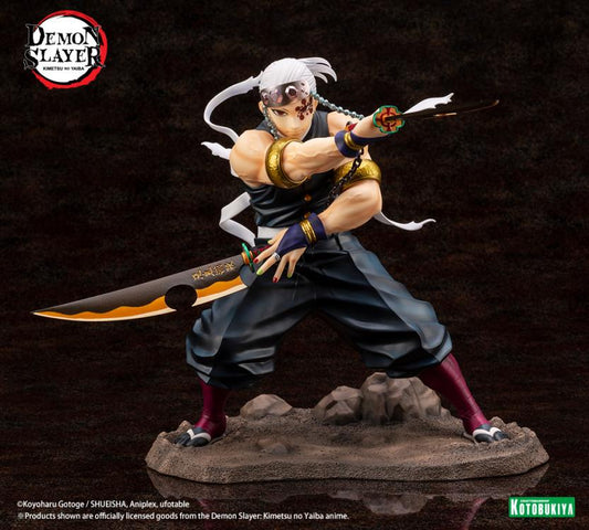 Pedido Estatua Tengen Uzui - Demon Slayer: Kimetsu No Yaiba - ArtFX J marca Kotobukiya escala 1/8