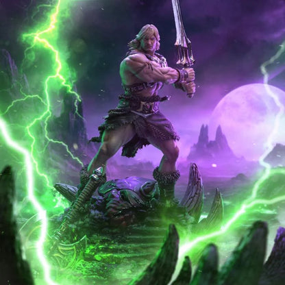 Preventa Estatua He-Man Unleashed - Masters of the Universe - Limited Edition marca Iron Studios escala de arte 1/10