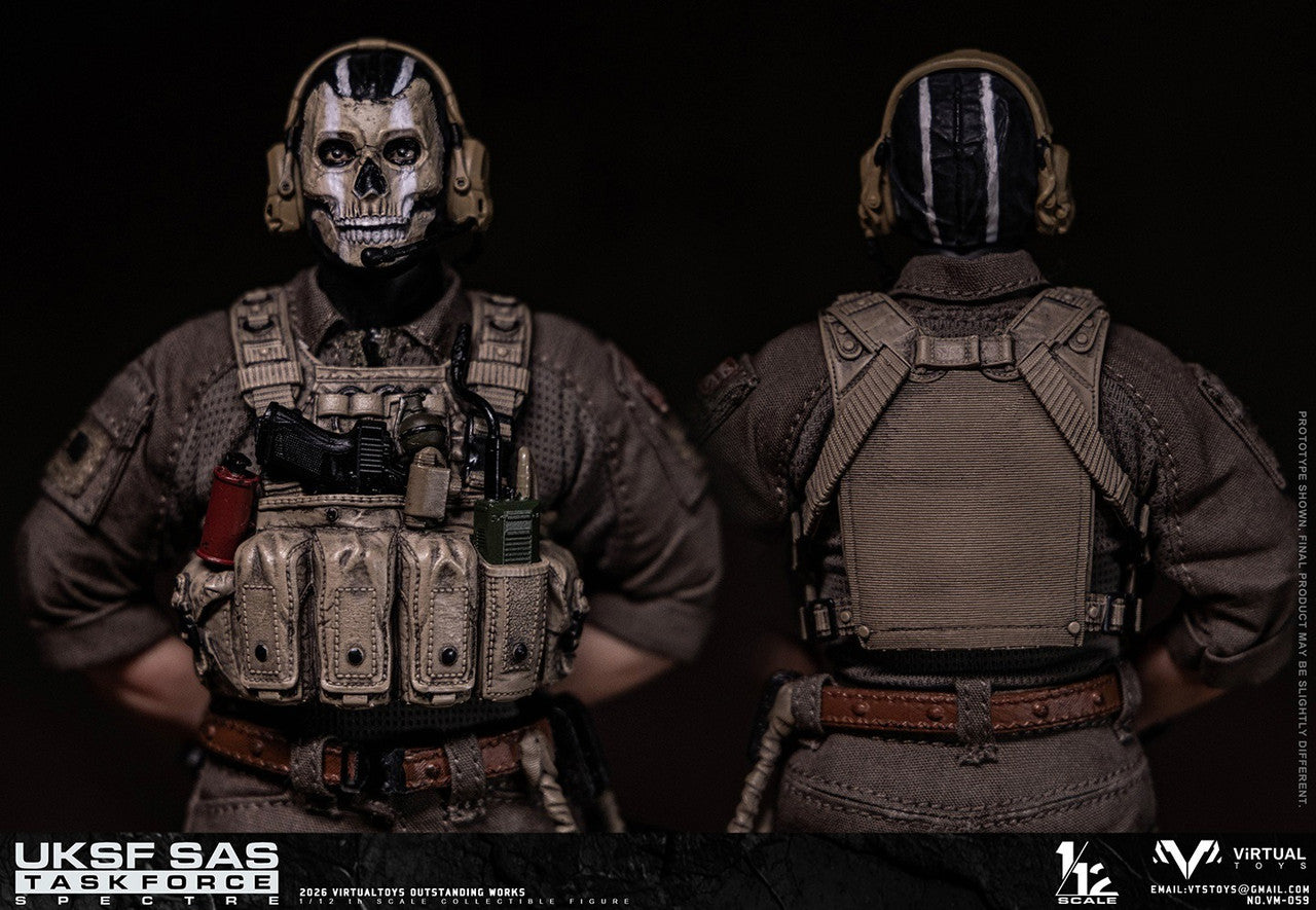 Preventa Figura UK SAS TASK FORCE "SPECTER" marca VTS VM059 escala 1/12