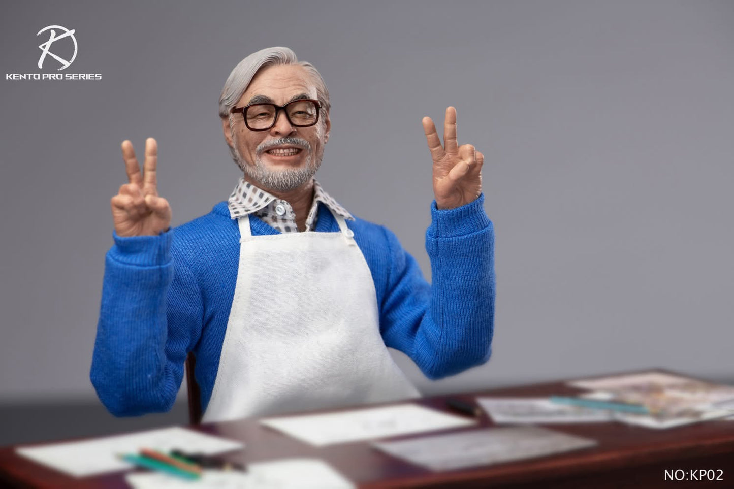 Preventa Figura Grandpa Who Loves Painting (set doble) - Kento Pro Series marca Kento KP02 escala 1/6