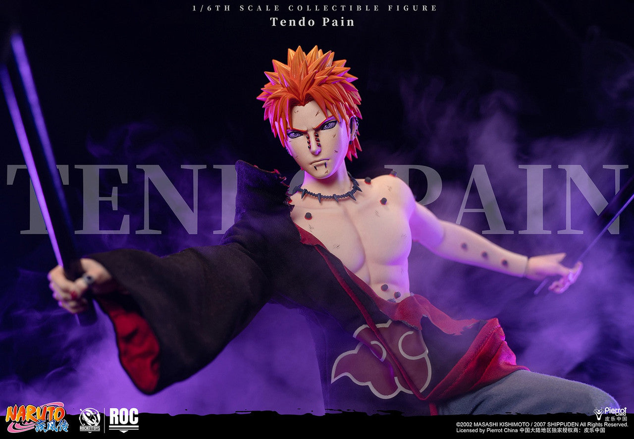 Preventa Figura Tendo Pain (Battle Damage Version) - Naruto Shippuden marca Rocket Toys ROC-014 escala 1/6