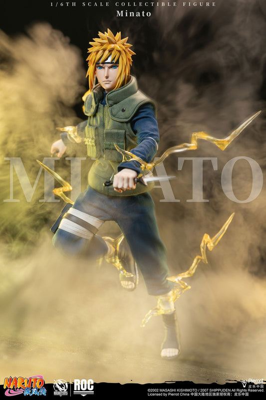 Preventa Figura Minato Namikaze (Yellow Flash Version) - Naruto Shippuden marca Rocket Toys ROC-016 escala 1/6