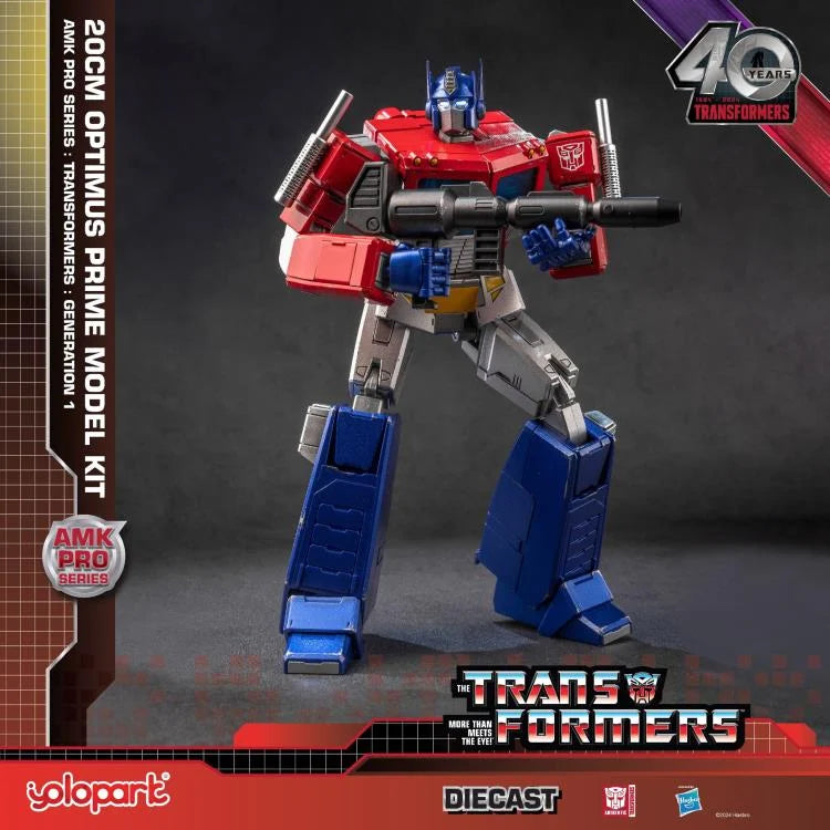 [EN STOCK]  Model Kit Optimus Prime (DIECAST) - Transformers - Advanced Model Kit Pro marca Yolopark (20 cm)