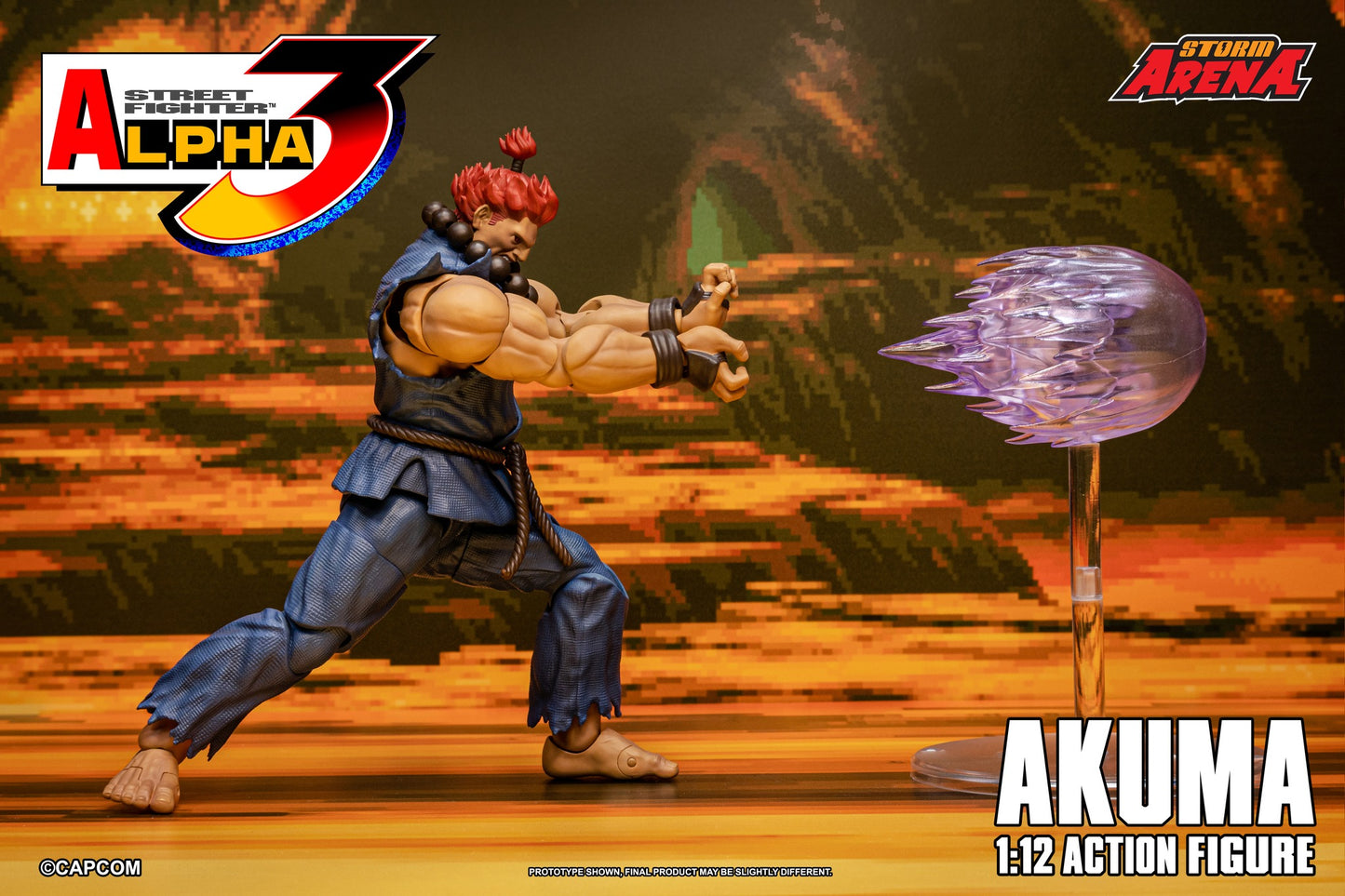 Preventa Figura Gouki Akuma (Storm Arena) - Street Fighter Alpha 3 marca Storm Collectibles SFSA07 escala 1/12