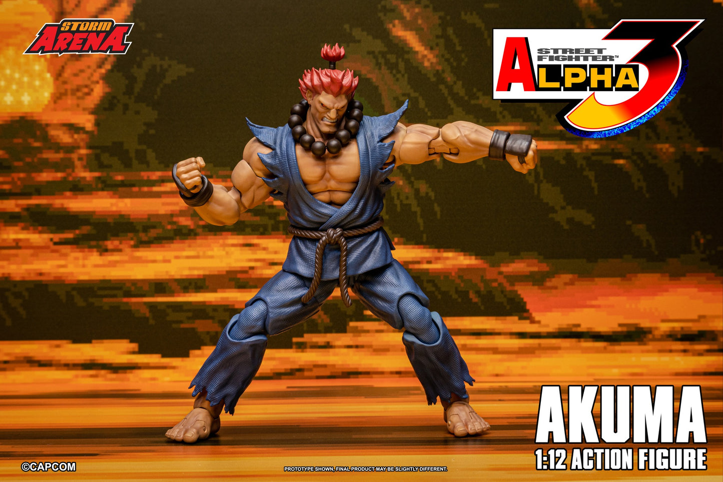 Preventa Figura Gouki Akuma (Storm Arena) - Street Fighter Alpha 3 marca Storm Collectibles SFSA07 escala 1/12