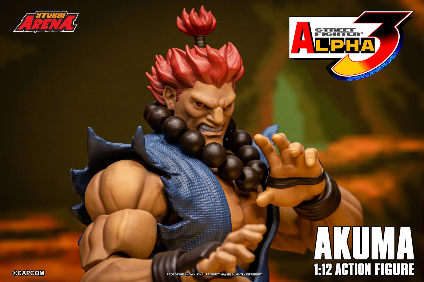 Preventa Figura Gouki Akuma (Storm Arena) - Street Fighter Alpha 3 marca Storm Collectibles SFSA07 escala 1/12