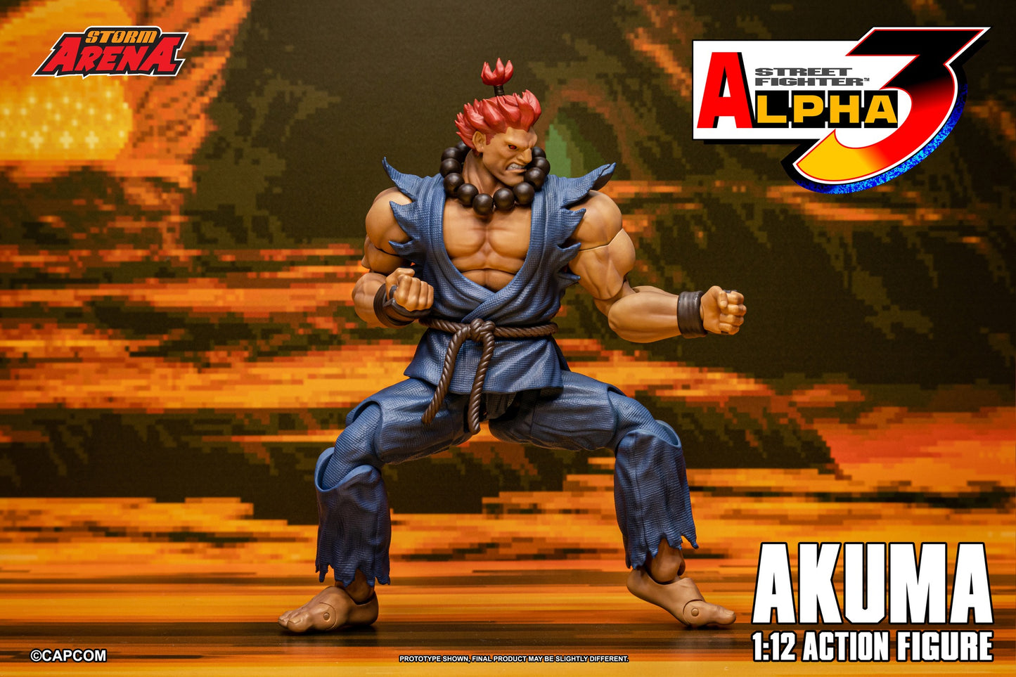 Preventa Figura Gouki Akuma (Storm Arena) - Street Fighter Alpha 3 marca Storm Collectibles SFSA07 escala 1/12