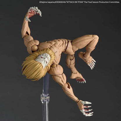 Preventa Figura Jaw Titan - Attack on Titan / Shingeki no Kyojin - Amazing Yamaguchi Revoltech marca Kaiyodo NR102 (12.5 cm)