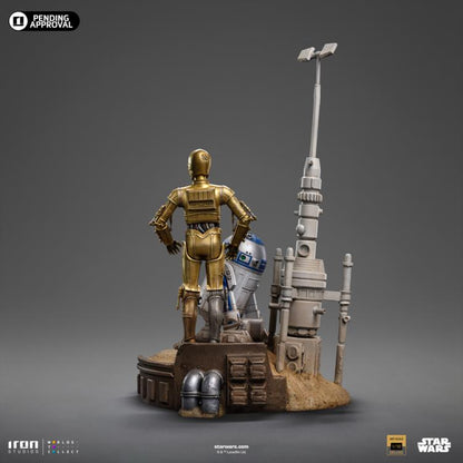 Preventa Estatua C-3PO y R2-D2 (DELUXE) - Star Wars: A New Hope - Limited Edition marca Iron Studios escala de arte 1/10