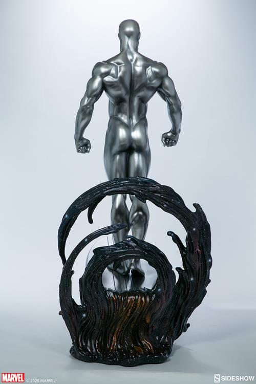 Pedido Estatua Marvel Silver Surfer Maquette marca Sideshow Collectibles sin escala (64.77 cm)