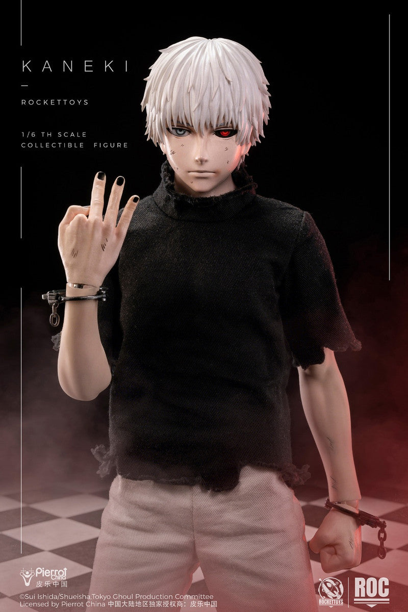 Preventa Figura KANEKI (Awakening Version) - Tokyo Ghoul marca Rocket Toys ROC-024 escala 1/6