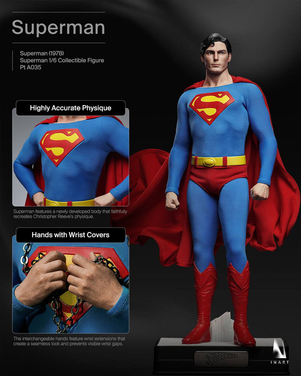 Preventa Figura SUPERMAN & CLARK KENT (Premium Edition) - Superman The Movie (1978) marca INART A035P Queen Studio escala 1/6