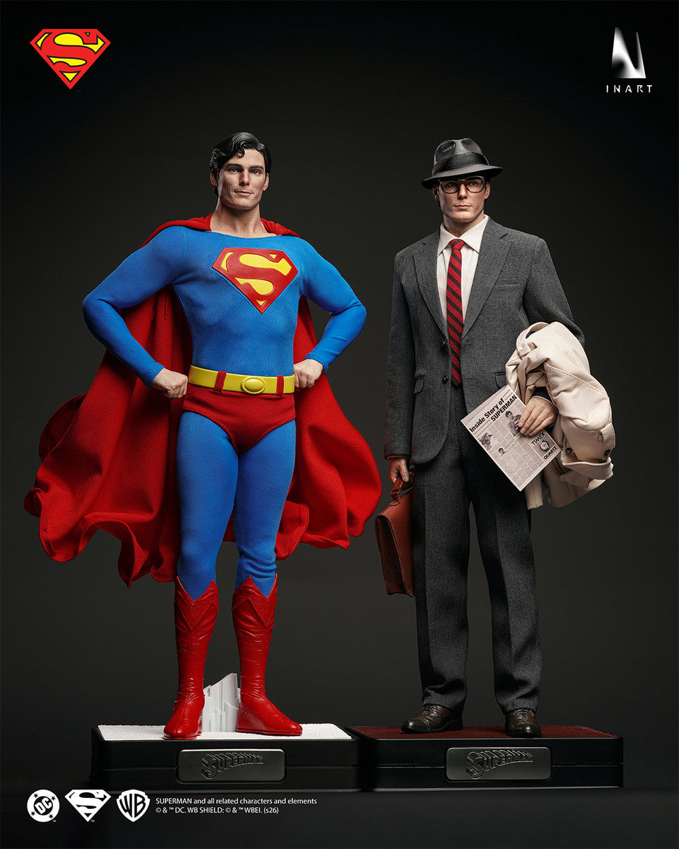 Preventa Figura SUPERMAN & CLARK KENT (Premium Edition) - Superman The Movie (1978) marca INART A035P Queen Studio escala 1/6
