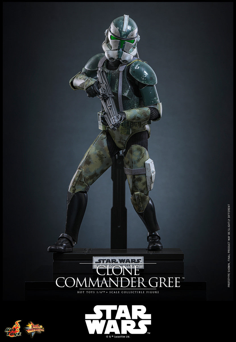 Preventa Figura Clone Commander Gree - Star Wars: Revenge of the Sith marca Hot Toys MMS877 escala 1/6