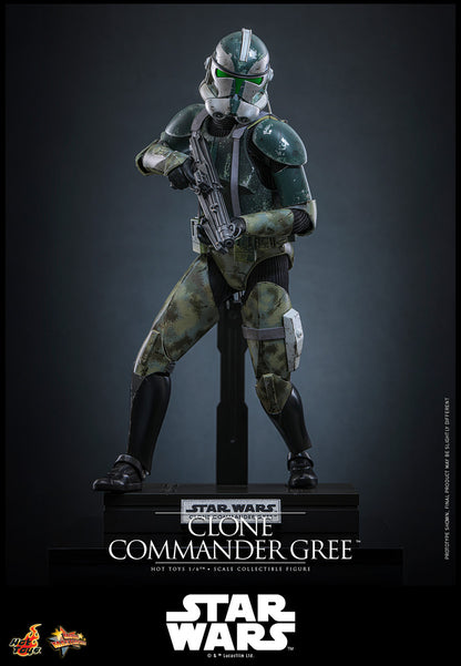 Preventa Figura Clone Commander Gree - Star Wars: Revenge of the Sith marca Hot Toys MMS877 escala 1/6