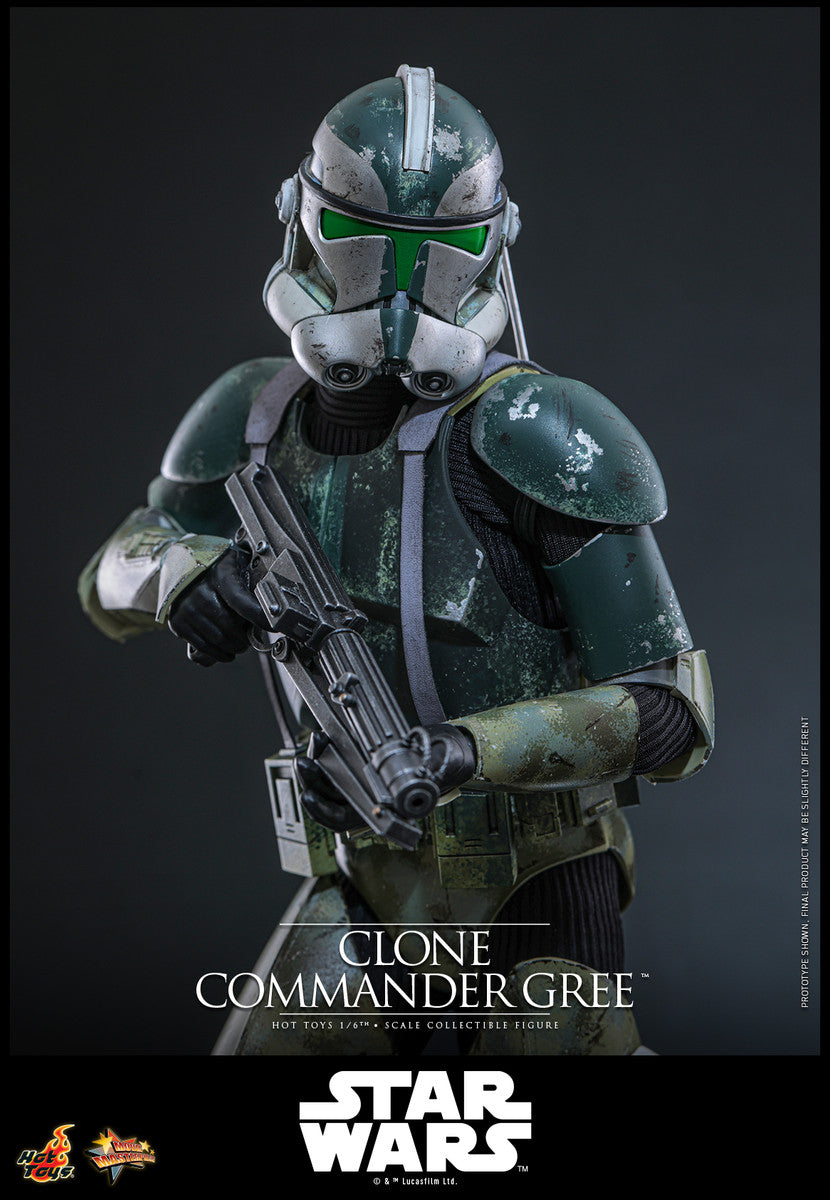 Preventa Figura Clone Commander Gree - Star Wars: Revenge of the Sith marca Hot Toys MMS877 escala 1/6
