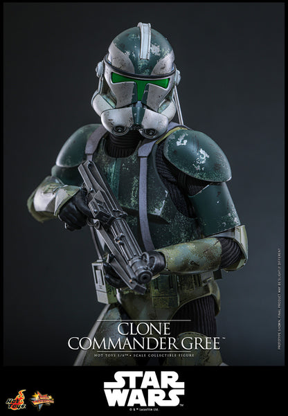 Preventa Figura Clone Commander Gree - Star Wars: Revenge of the Sith marca Hot Toys MMS877 escala 1/6