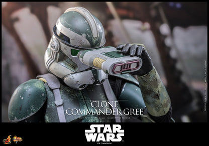 Preventa Figura Clone Commander Gree - Star Wars: Revenge of the Sith marca Hot Toys MMS877 escala 1/6
