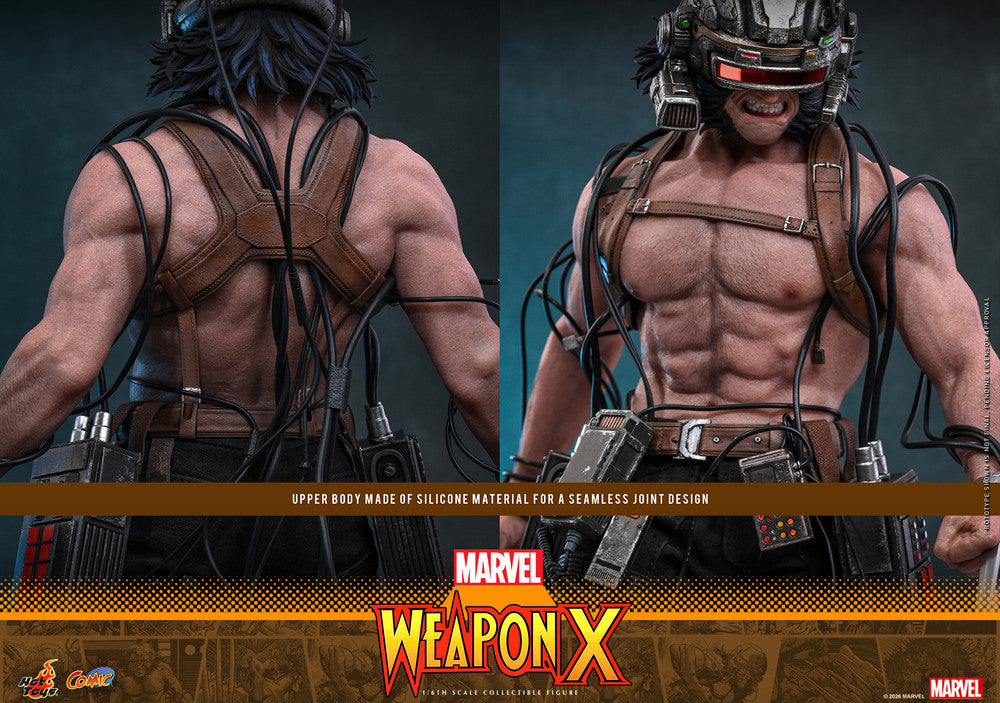Preventa Figura LOGAN - Weapon X - Marvel Comics marca Hot Toys CMS034 escala 1/6