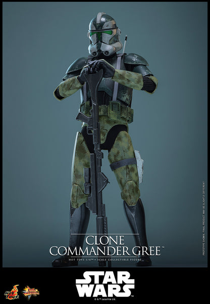 Preventa Figura Clone Commander Gree - Star Wars: Revenge of the Sith marca Hot Toys MMS877 escala 1/6