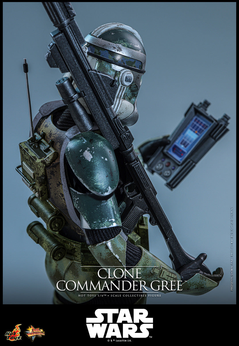 Preventa Figura Clone Commander Gree - Star Wars: Revenge of the Sith marca Hot Toys MMS877 escala 1/6