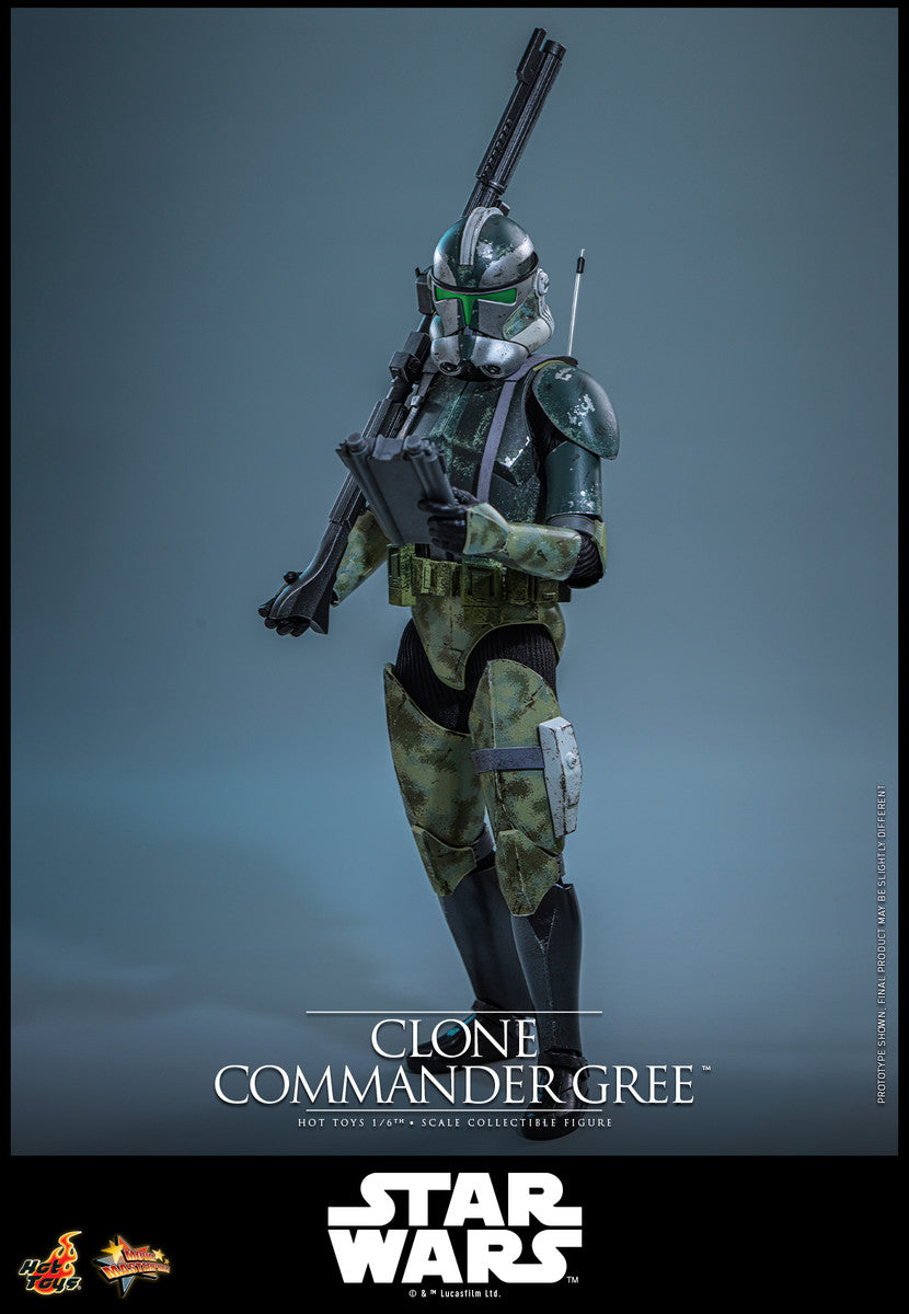 Preventa Figura Clone Commander Gree - Star Wars: Revenge of the Sith marca Hot Toys MMS877 escala 1/6