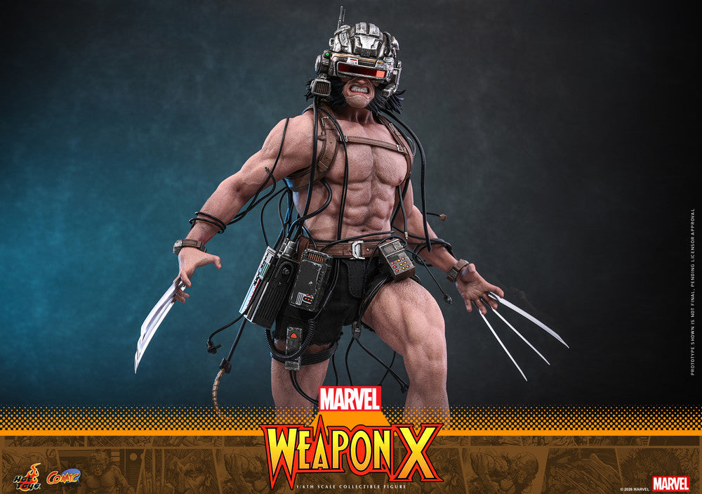Preventa Figura LOGAN - Weapon X - Marvel Comics marca Hot Toys CMS034 escala 1/6