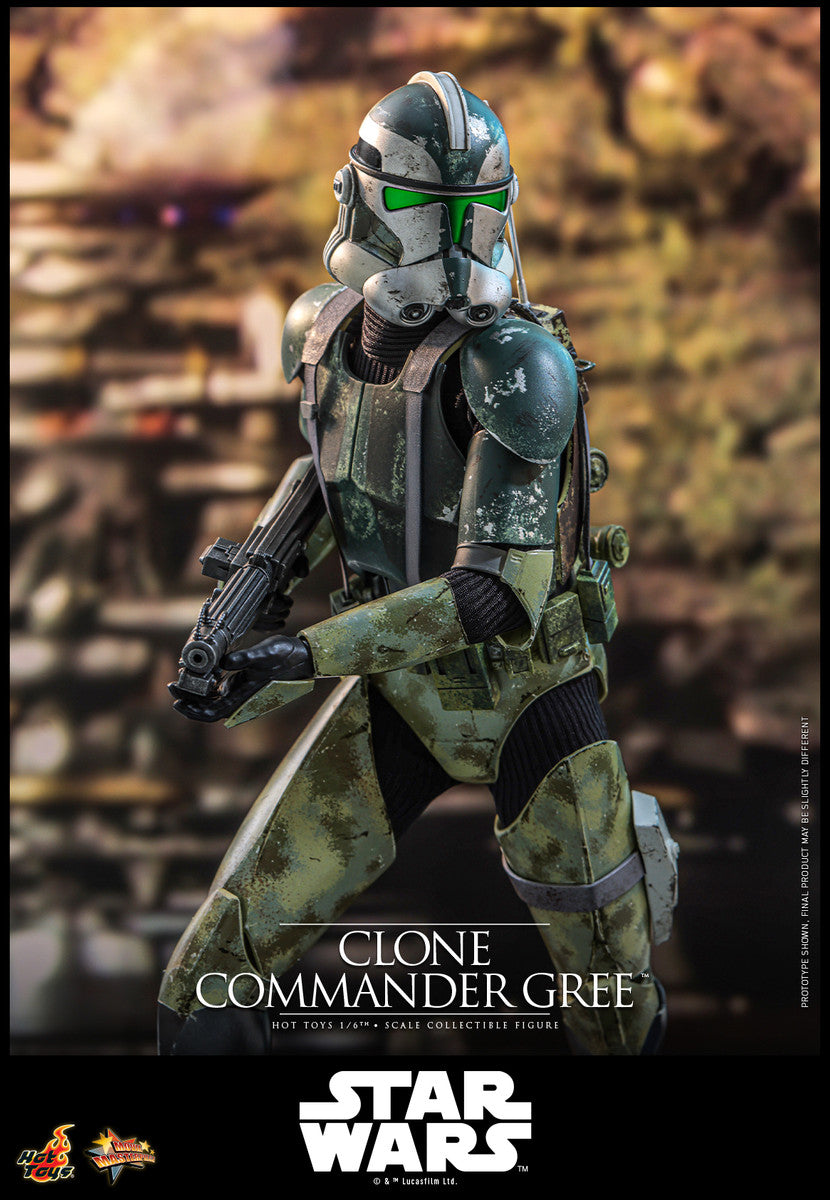 Preventa Figura Clone Commander Gree - Star Wars: Revenge of the Sith marca Hot Toys MMS877 escala 1/6