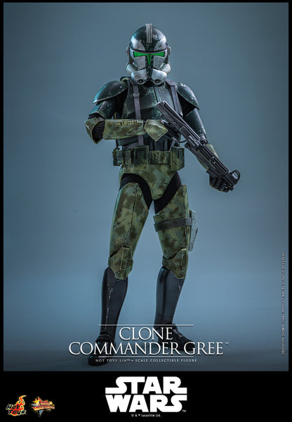 Preventa Figura Clone Commander Gree - Star Wars: Revenge of the Sith marca Hot Toys MMS877 escala 1/6