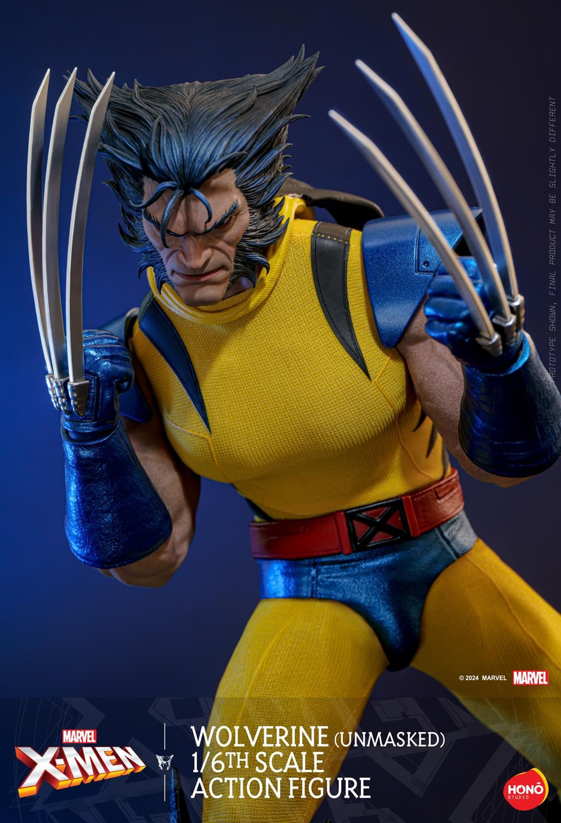 Preventa Figura Wolverine Unmasked X Men marca Hot Toys x Hono EM Custom Studios