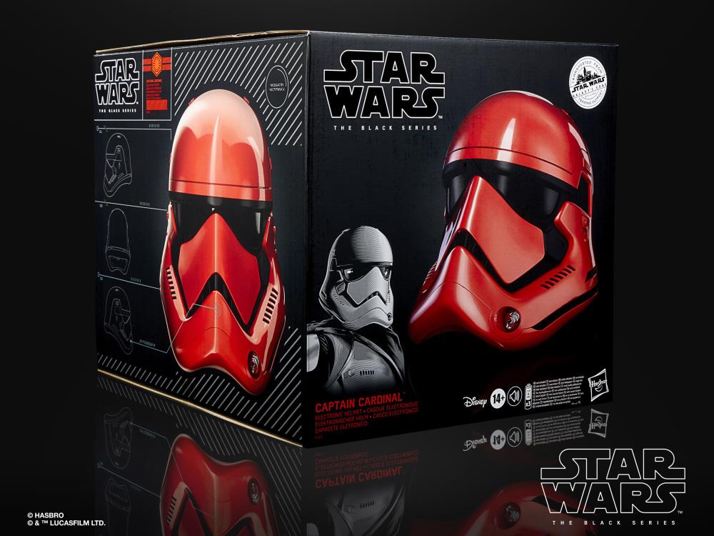 Pedido Casco Electrónico del Captain Cardinal (Galaxy's Edge) - Star Wars: The Black Series marca Hasbro escala real 1/1