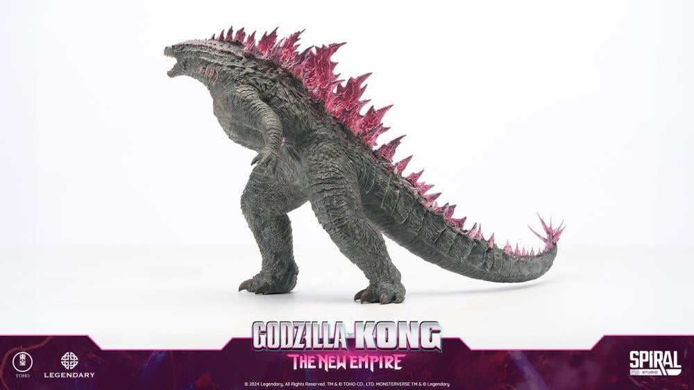 Preventa Estatua Godzilla Evolved Form (Heat Ray Version) - Godzilla x Kong: The New Empire - Hall of Fame Figurine marca Spiral Studio sin escala