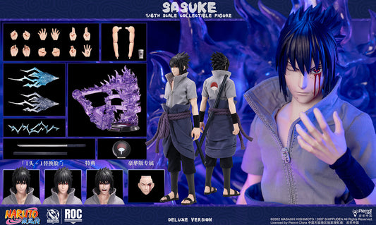 Preventa Figura Sasuke Uchiha (Deluxe version) - Naruto Shippuden marca Rocket Toys ROC-018 escala 1/6