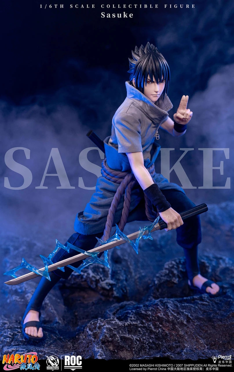 Preventa Figura Sasuke Uchiha (Standard version) - Naruto Shippuden marca Rocket Toys ROC-017 escala 1/6