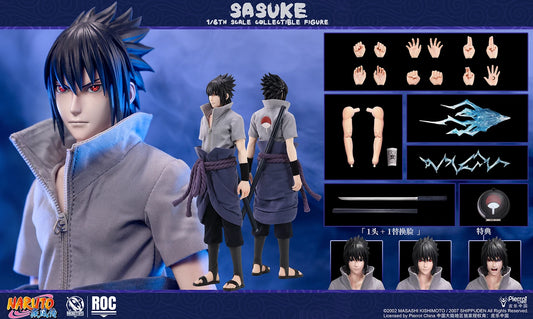 Preventa Figura Sasuke Uchiha (Standard version) - Naruto Shippuden marca Rocket Toys ROC-017 escala 1/6