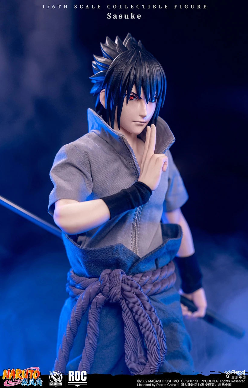 Preventa Figura Sasuke Uchiha (Standard version) - Naruto Shippuden marca Rocket Toys ROC-017 escala 1/6