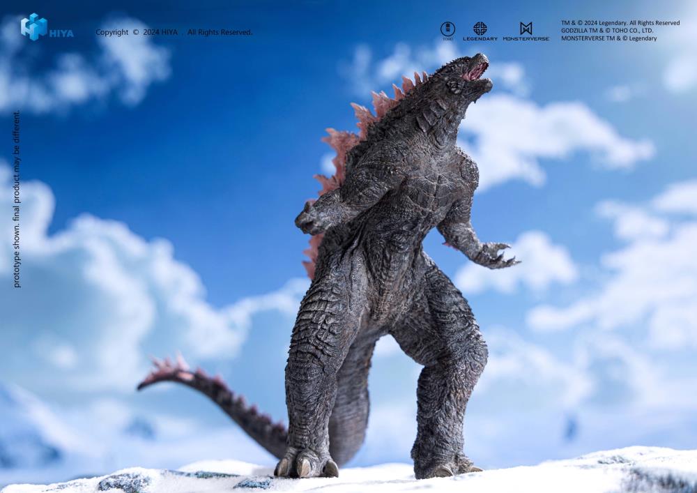 Preventa Estatua Godzilla Evolved (Exclusiva PX Previews) - Godzilla x Kong: The New Empire - Exquisite Stylist Series marca HIYA EBG0 (18 cm)