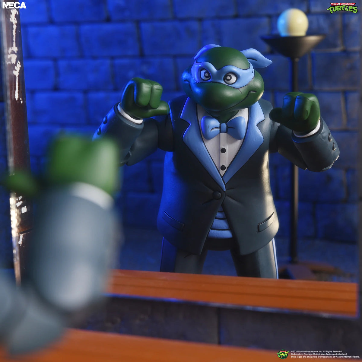 Preventa Figura Leonardo (Tuxedo) - Teenage Mutant Ninja Turtles (Animated Series) marca Neca (7 pulg.)