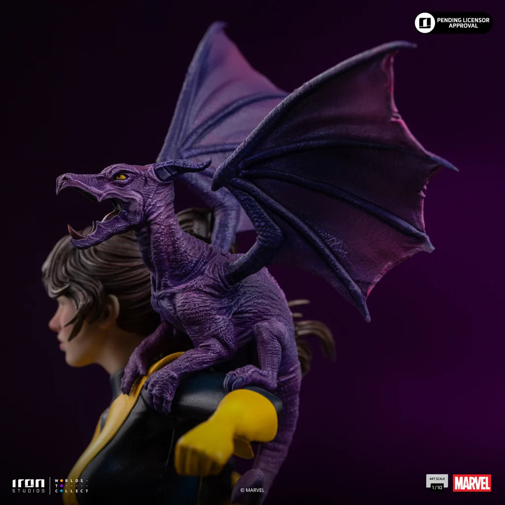 Preventa Estatua Kitty Pryde & Lockheed - X-Men Comics - Battle Diorama Series marca Iron Studios escala de arte 1/10