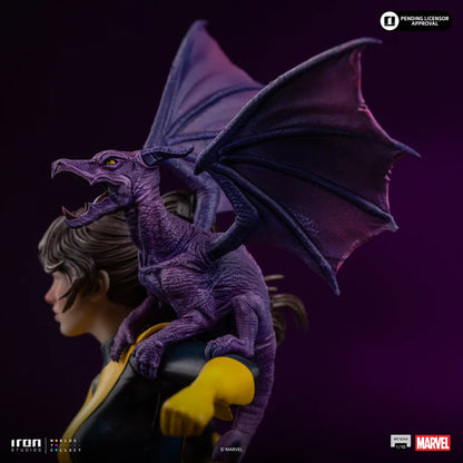 Preventa Estatua Kitty Pryde & Lockheed - X-Men Comics - Battle Diorama Series marca Iron Studios escala de arte 1/10