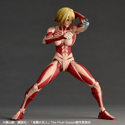 Preventa Figura Female Titan (Annie Leonhart) - Shingeki no Kyojin (Attack on Titan) - Amazing Yamaguchi Revoltech NR156 marca Kaiyodo (17 cm) (relanzamiento)