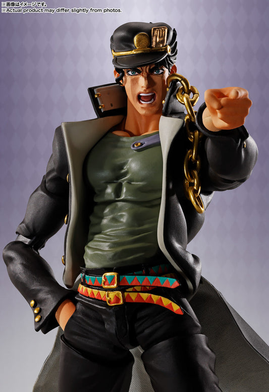 EN STOCK Figura JOTARO KUJO - JoJo's Bizarre Adventure: Stardust Crusaders - S.H.Figuarts marca Bandai Namco escala 1/12
