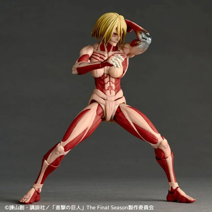 Preventa Figura Female Titan (Annie Leonhart) - Attack on Titan / Shingeki no Kyojin - Amazing Yamaguchi Revoltech marca Kaiyodo NR068 (16 cm)
