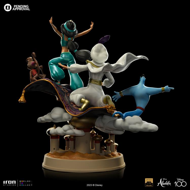 Preventa Estatua Aladdin y Jasmine (Deluxe) - Disney Classics (Disney 100th Anniversary) - Limited Edition marca Iron Studios escala de arte 1/10