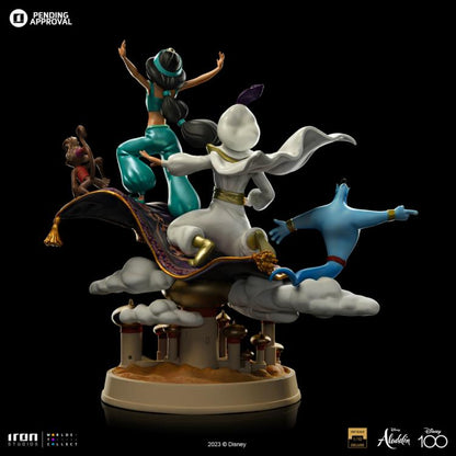 Preventa Estatua Aladdin y Jasmine (Deluxe) - Disney Classics (Disney 100th Anniversary) - Limited Edition marca Iron Studios escala de arte 1/10