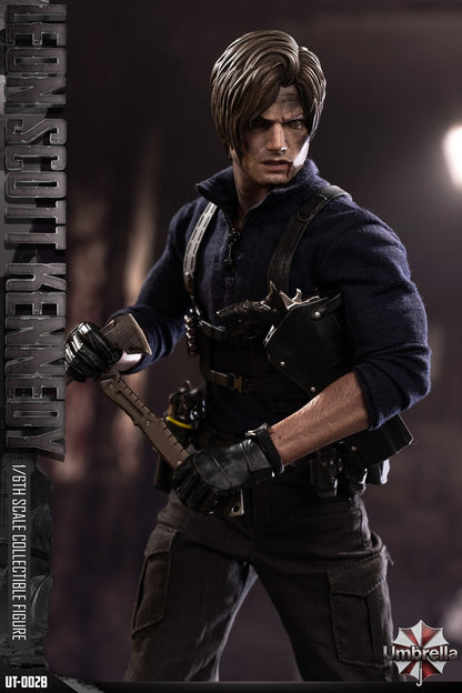 Preventa Figura Agent Leon (Sculpted Hair Version) marca Umbrella UT-002B escala 1/6
