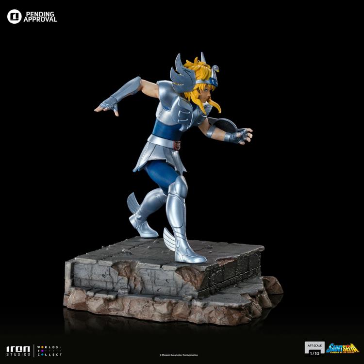 Preventa Estatua Cygnus Hyoga - Saint Seiya - Limited Edition marca Iron Studios escala de arte 1/10