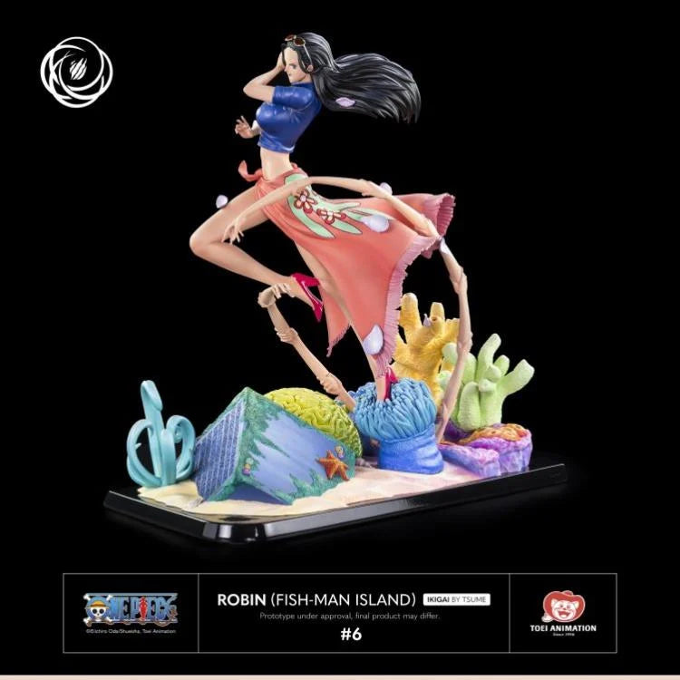 Preventa Estatua NICO ROBIN (Fish-Man Island) (Limited Edition) - One Piece Ikigai marca TSUME a escala 1/6 (35 cm)