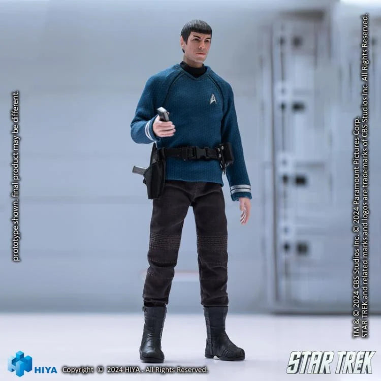 Preventa Figura Spock (Exclusiva PX Previews) - Star Trek (2009) - Exquisite Super Series marca HIYA ESS0266 escala pequeña 1/12